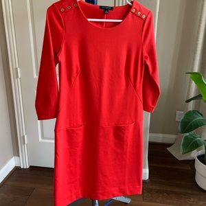 Banana republic red mini dress